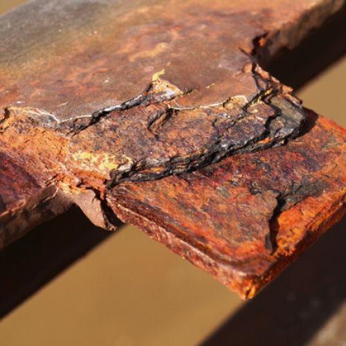 Rusted Iron railing